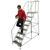 Cotterman Series 1200 Easy 50 Climbing Angle Ladders 24 Inch Tread Width