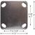 Stromberg Fully Pneumatic 6 Inch Caster Plate Dimensions