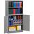 Tennsco Storage Cabinet Bookcase Combination Model No. BCD18-72