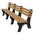 BEN-PECB-96-BKCD 96" Long Recycled Park Benches
