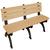 BEN-PMQB-72-BKCD Recycled Plastic Park Benches