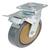 Model CST-KSM-8X2MR-SWTB Swivel Rubber Casters with Total Brake