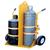 CYL-EH-FP-FF Welding Cylinder Torch Cart with Foam Filled Wheels