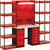 Fort Knox Modular Utility Workbench - Open Storage System With Wood Top, Model FKOPENSTOR-LG-M