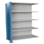 Hallowell H-Post Closed Shelving Unit - 5 Shelf Adder