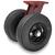 Dual Pneumatic Swivel Caster with 12" Wheels