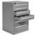 Quick Ship Modular Cabinet 6 Drawers with 84 Compartments