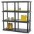 Vestil Plastic Bulk Shelving and Storage Model No. PBSS-6624-4 with Optional Yellow Plastic Shelf Containment Trays