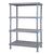 50 Inch High Milenia 4-Tier Solid Shelving Unit