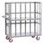 Little Giant S2-2448-6PY 3-Sided Shelf Trucks with Slat-Type Sides