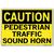 Vestil Sign - Caution Pedestrian Traffic Sound Horn