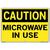 Vestil Sign - Caution Microwave In Use