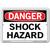 Vestil Danger Shock Hazard