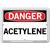 Vestil Danger Acetylene