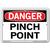Vestil Danger Pinch Point