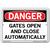 Vestil Danger Gates Open and Close Automatically
