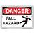 Vestil Danger Fall Hazard