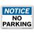 Vestil Notice No Parking