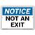 Vestil Notice Not an Exit