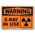 Vestil Warning X-Ray In Use
