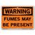 Vestil Warning Fumes May Be Present