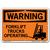Vestil Warning Forklift Trucks Operating