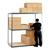 Bulk Shelving Racks with Particle Board Decking 48"W x 84"H 3 Shelves