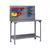 Little Giant Welded Steel Workbenches with Back and End Stops and Louvered Panels Model No. WSL2-2448-36-LP