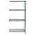 Quantum Genuine Wire Shelving Proform Green Epoxy Add-On Kit - 4 Shelves 74 Inch High