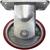 Stromberg CA6 Series Polyurethane Wheel on Iron Core Rigid Medium Duty Caster Model No. CA6R-4PORI