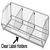 Quantum Clear Label Holders for Stacking Baskets
