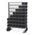 Lewis Bins ESD Safe Double Sided Rail Floor Stands