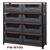 Stromberg Heavy Duty Particle Board Shelving with Bins Model No. PB-8700