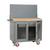 Little Giant Mobile Bench Cabinets with Louvered or Pegboard Panel Model No. MJP2D-HDFL-LP