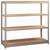 Lyon Pre-Engineered Rivet Rack Shelving - 4 Level with Heavy Duty Channel Beams