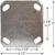 Stromberg Rigid Steel Caster Plate