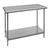 Stainless Steel Work Table with Adjustable Undershelf